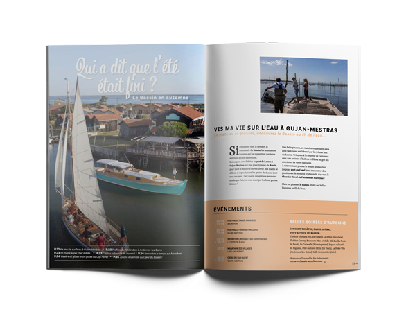 brochure ouverte